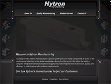 Tablet Screenshot of hytronmanufacturing.com